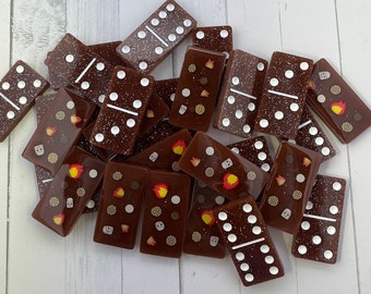 Smore's handmade resin domino set