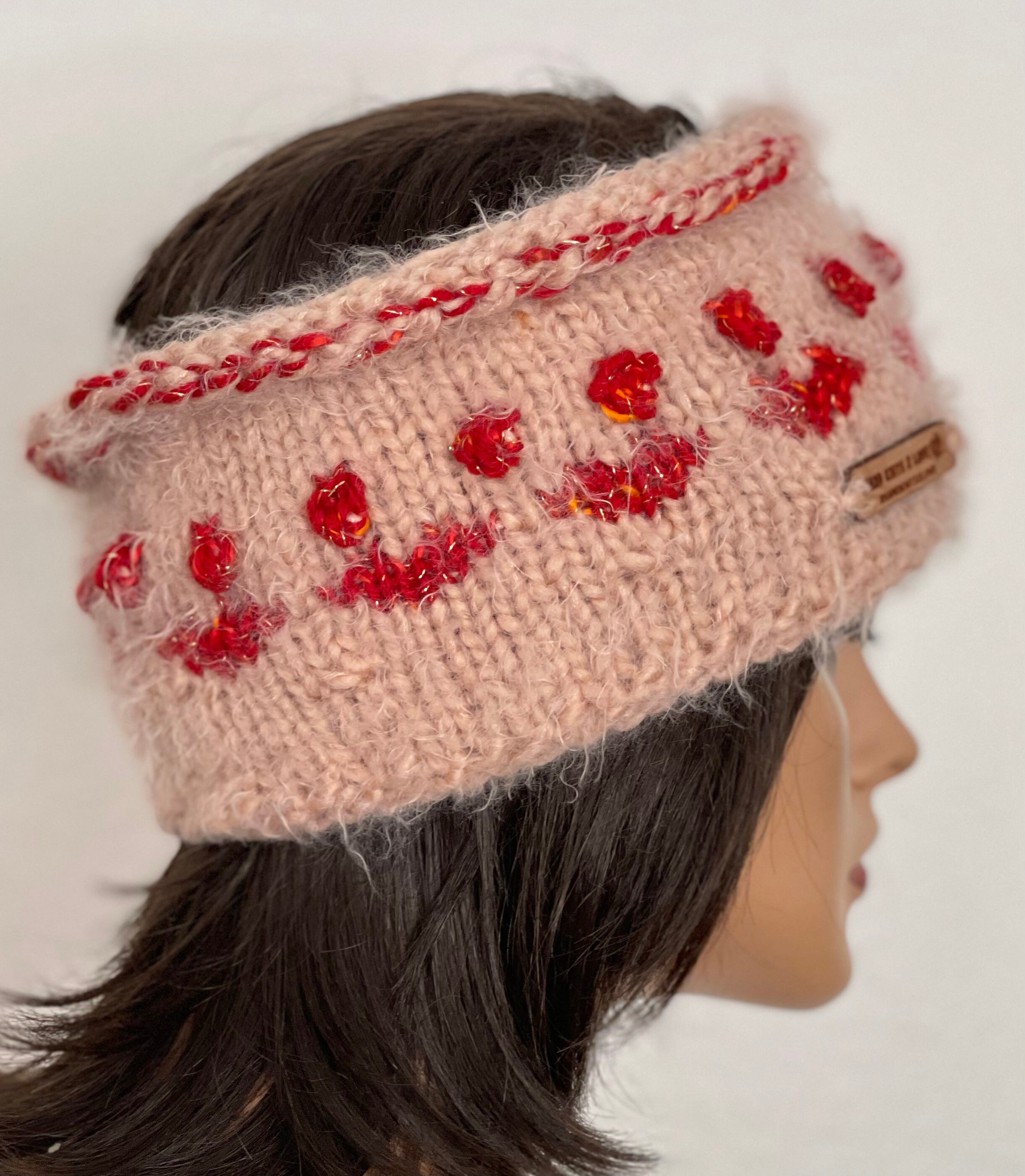 Hand Knits 2 Love Headband Bandana Head-wrap Cap Ear-warmer  display picture 2
