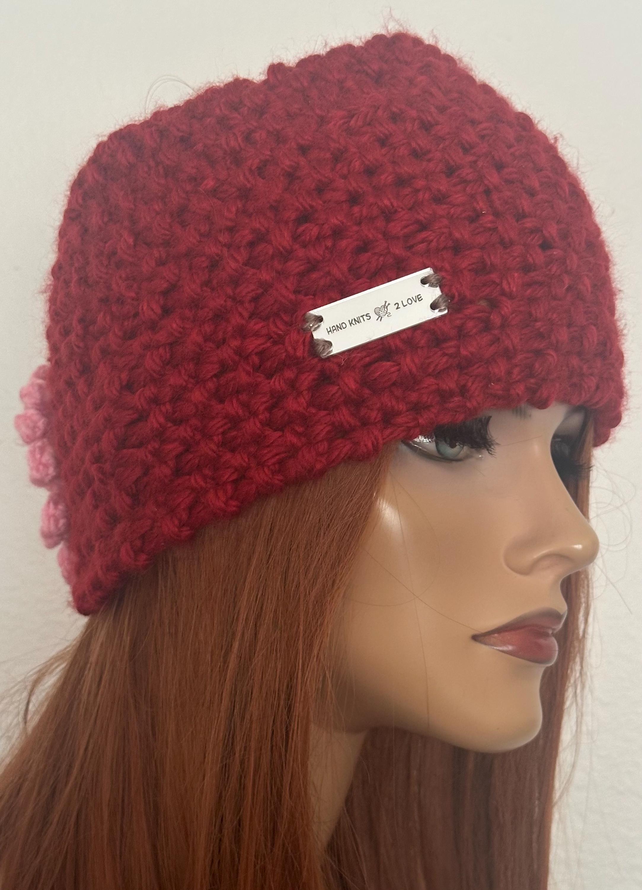 Hand Knits 2 Love Bandana Headband Ear-covers Turban Flower  display picture 2