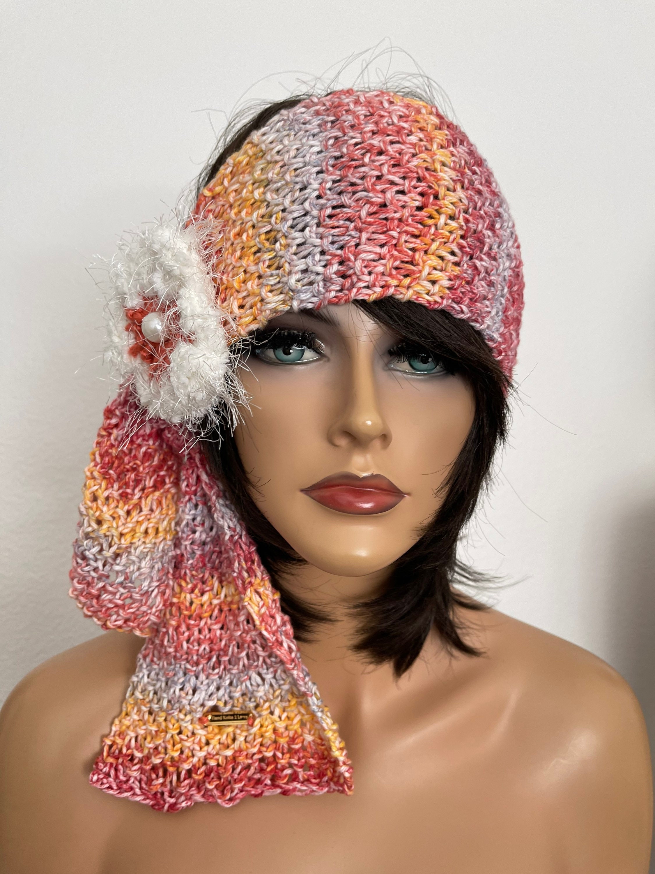 Hand Knits 2 Love Cotton Bandana Headband Headscarf Headwrap  display picture 1