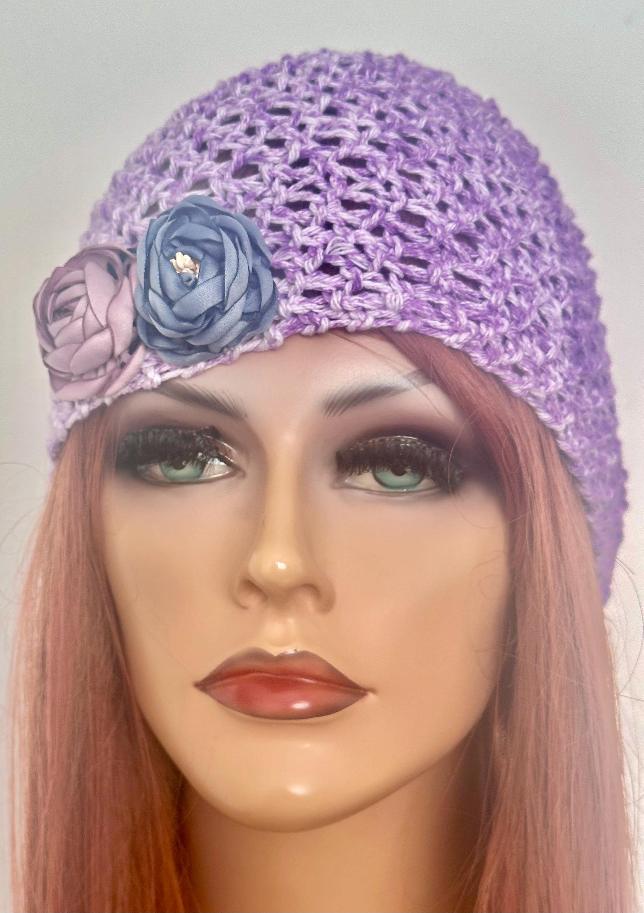 Hand Knits 2 Love Headband Bandana Headwrap Turban Open Cap 