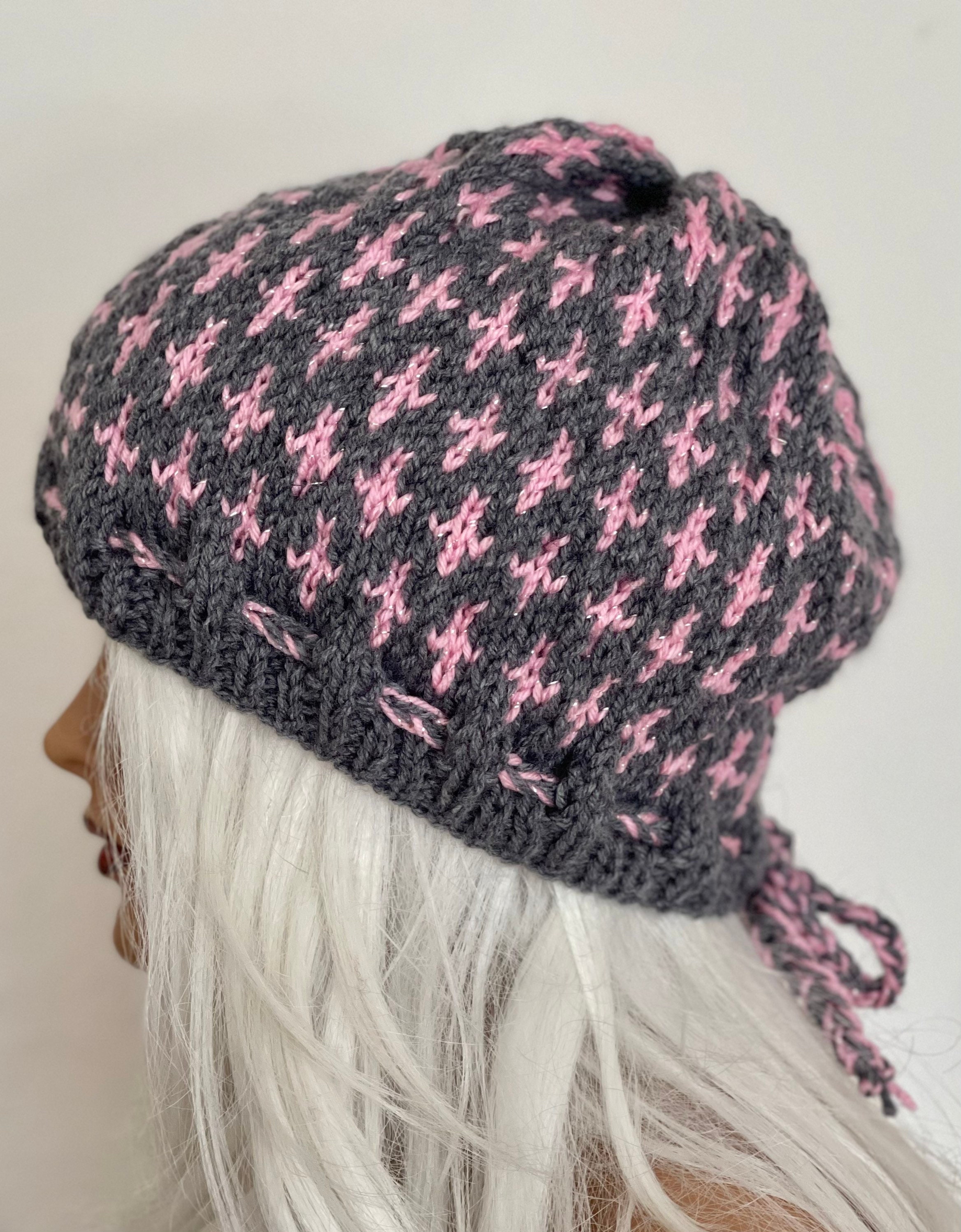 Hand Knits 2 Love Beanie Hat Cap Fair-isle Designer Fashion  display picture 3