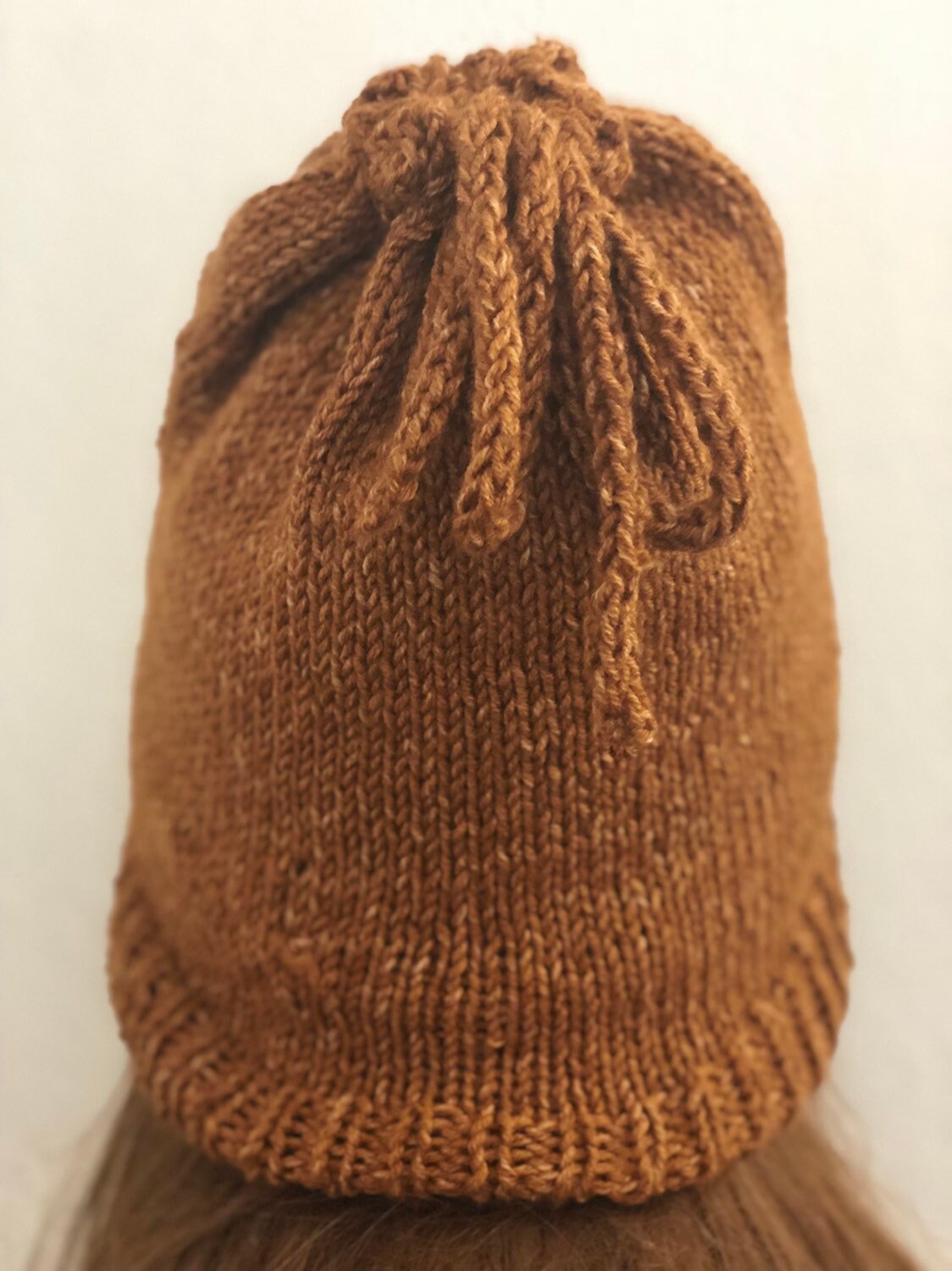 Hand Knits 2 Love Beanie Reversible Two Sided Two Ply Ties  display picture 3