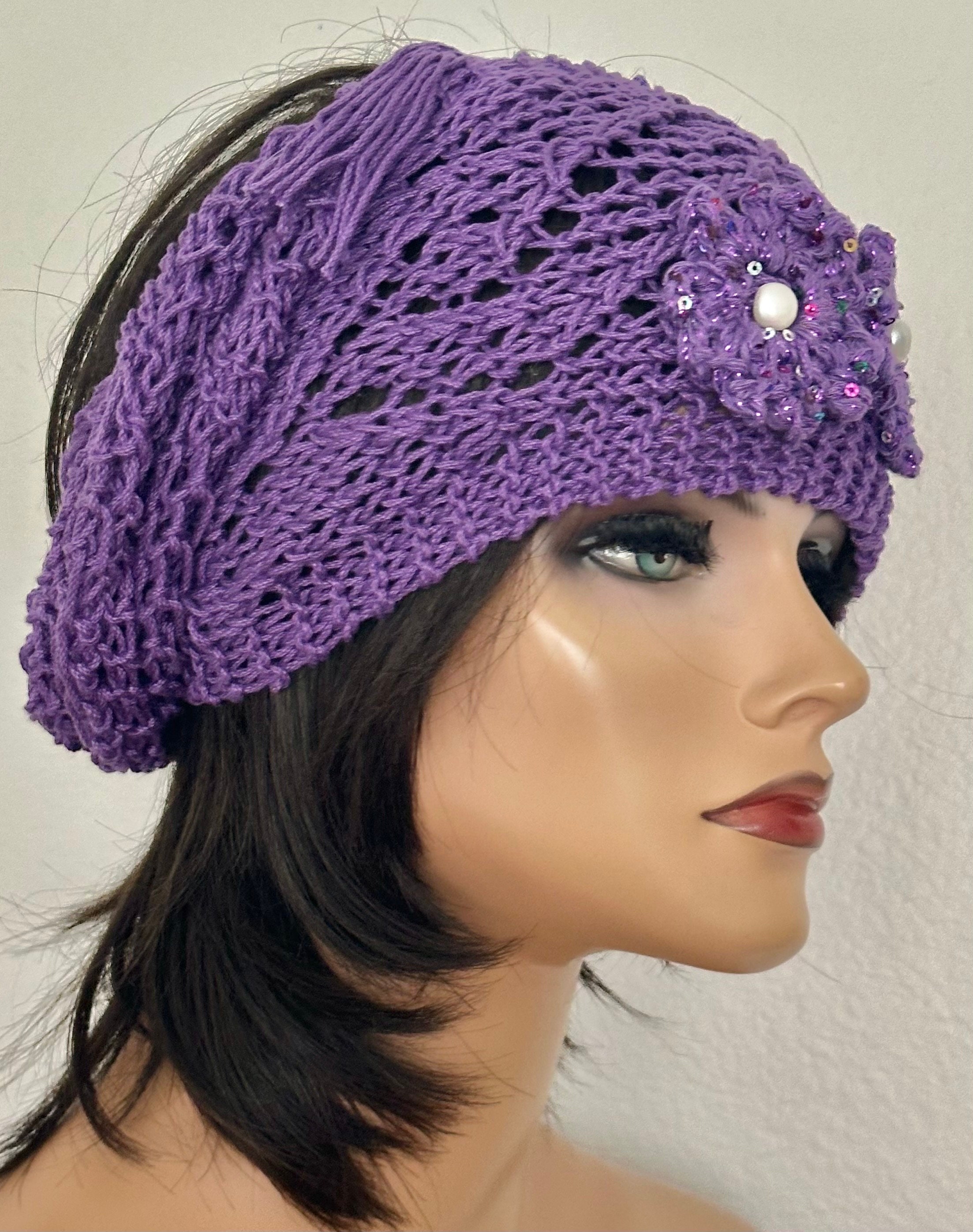 Hand Knits 2 Love Cotton Bandana Scarf Headband Headwrap 