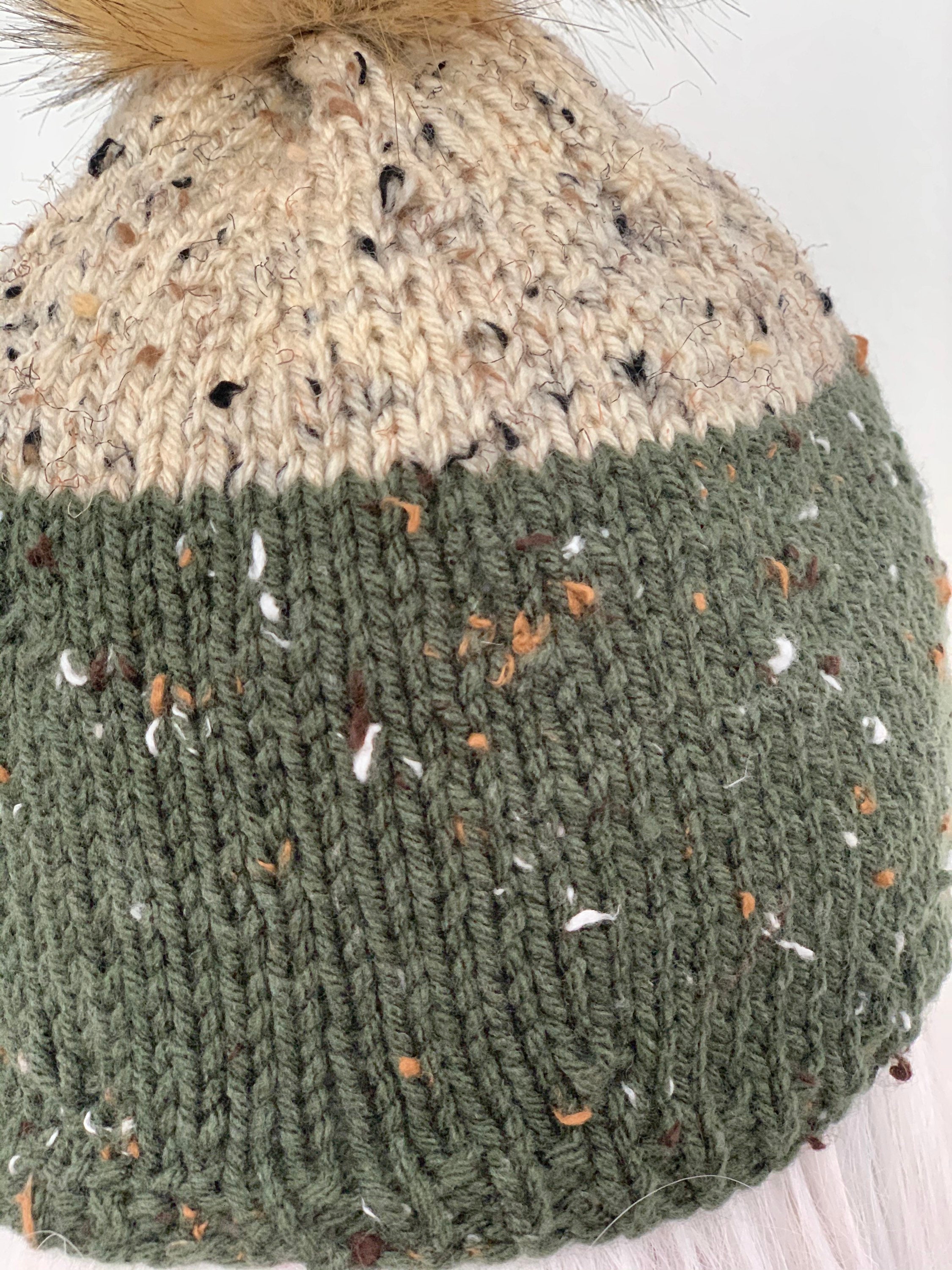 Hand a Knits 2 Love Beanie Hat Army Green Fashion Carhartt Knit Cuff Beanie Hat One Size Army Green A18 ARG  main image 2