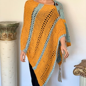 Hand Knits 2 Love Cotton Merced Scialle Avvolgere Poncho Sciarpa 2 Tone Ultra A Soft Designer Hip Fashion Nappine Lace Four Seasons Female Prayer