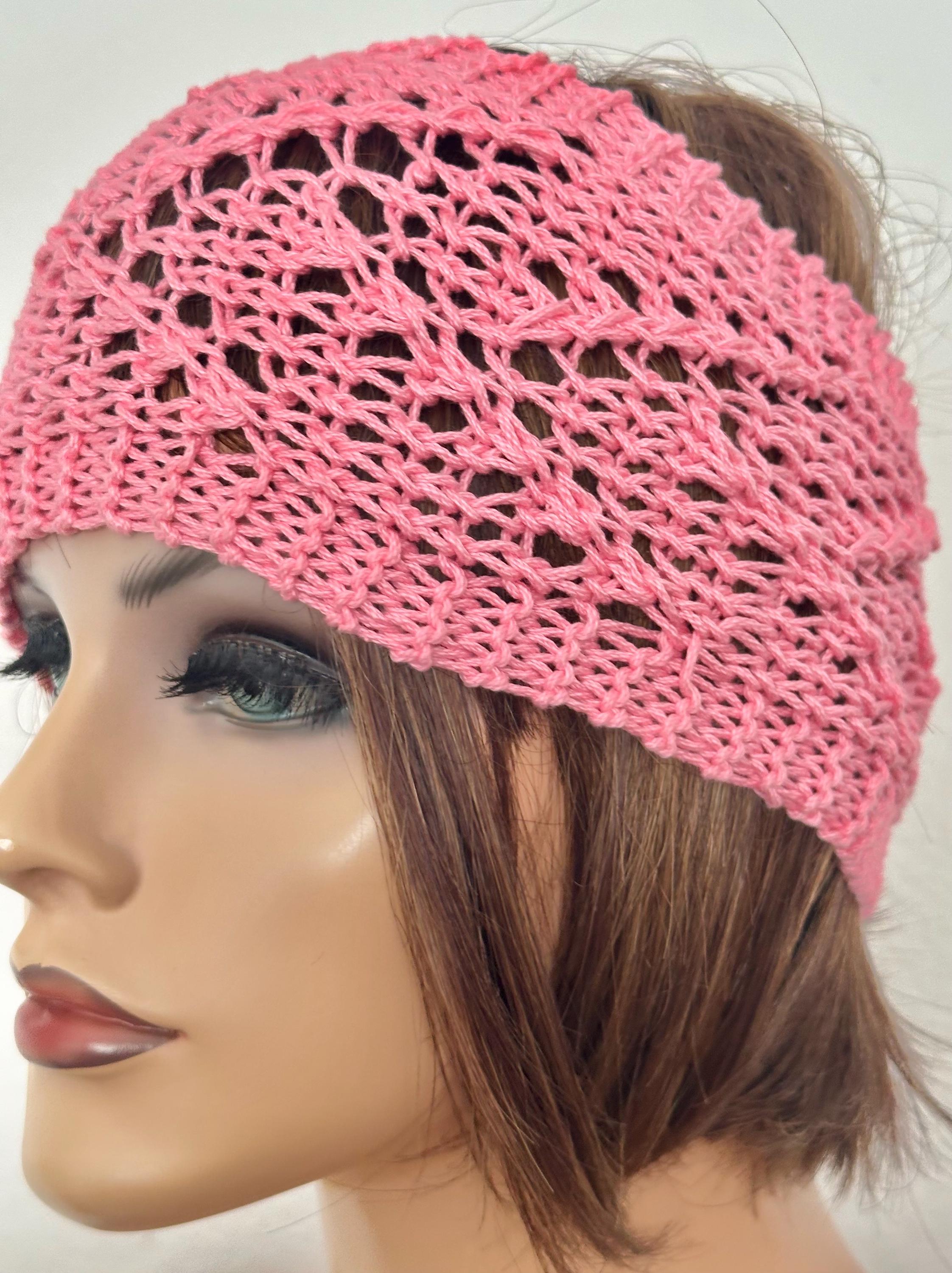 Hand Knits 2 Love Headband Bandana Headwrap Mercerized 