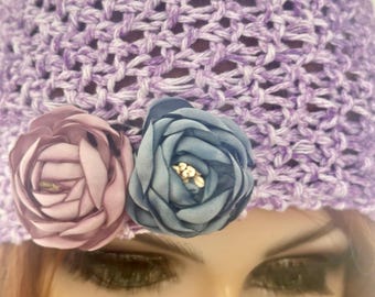 Hand Knits 2 Love Headband Bandana Headwrap Turban Open Cap  display picture 3