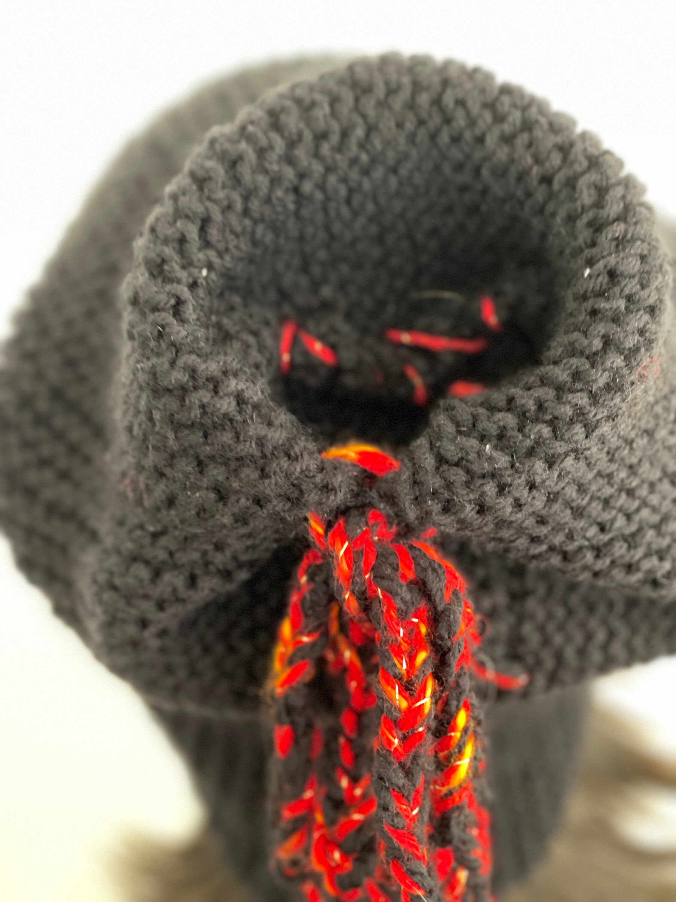 Hand Knits 2 Love Slouch Beanie Hat Cap Flowers Ties Designer Bohemian Chic Summer Knit Beanie Pattern with Crochet Flower Pattern by  main image 4