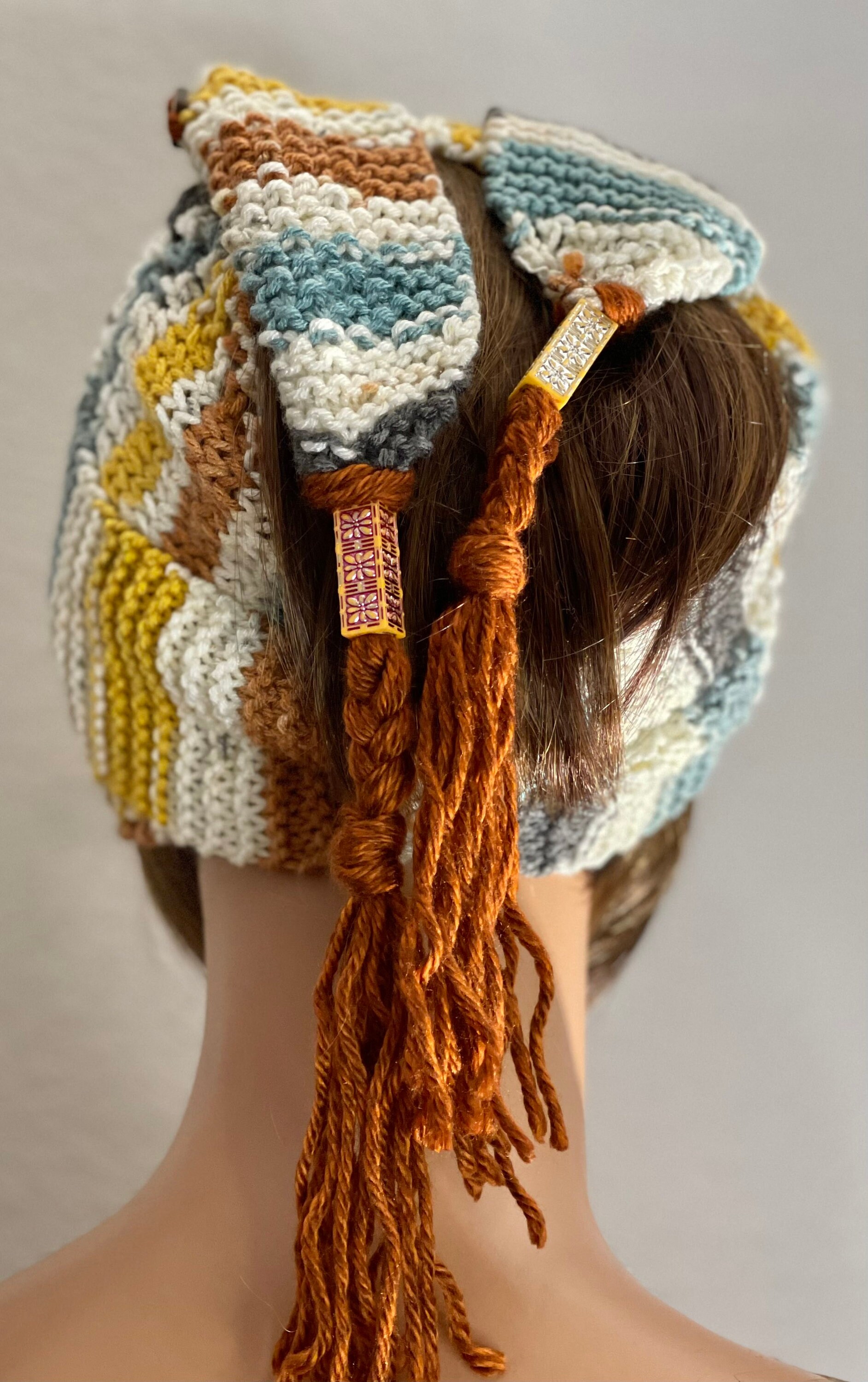 Hand Knits 2 Love Cotton Headband Headwrap Bandana Turban  display picture 2
