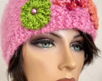 Hand Knits 2 Love Headband Headwrap Bandana Ear-warmer Open  display picture 1