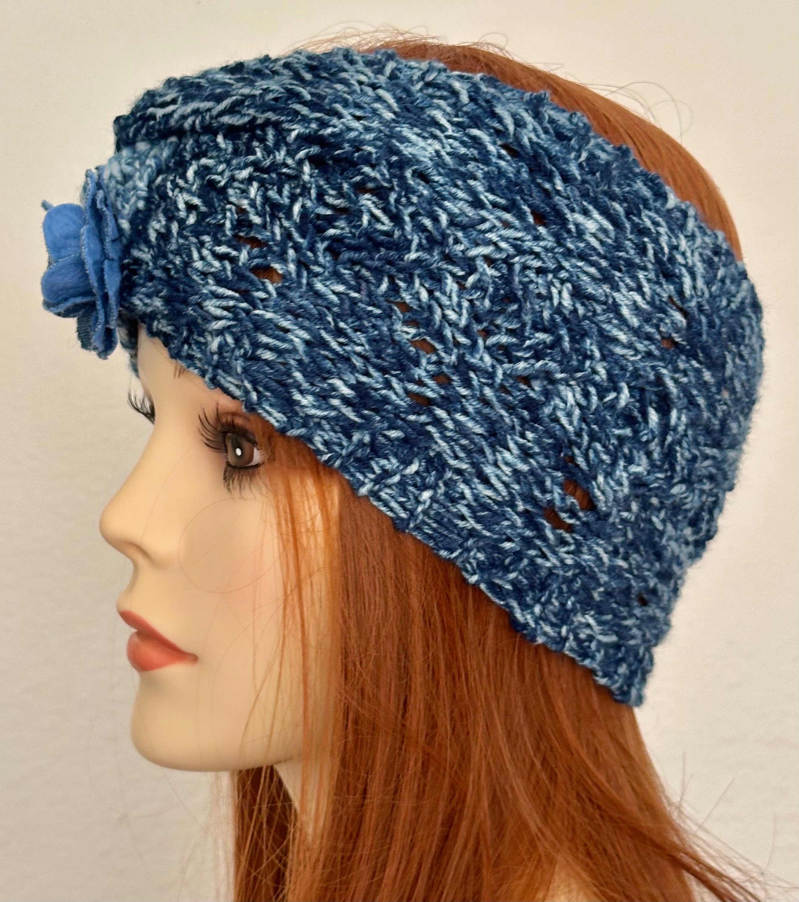 Hand Knits 2 Love Headband Bandana Headwrap Lace Ombré 