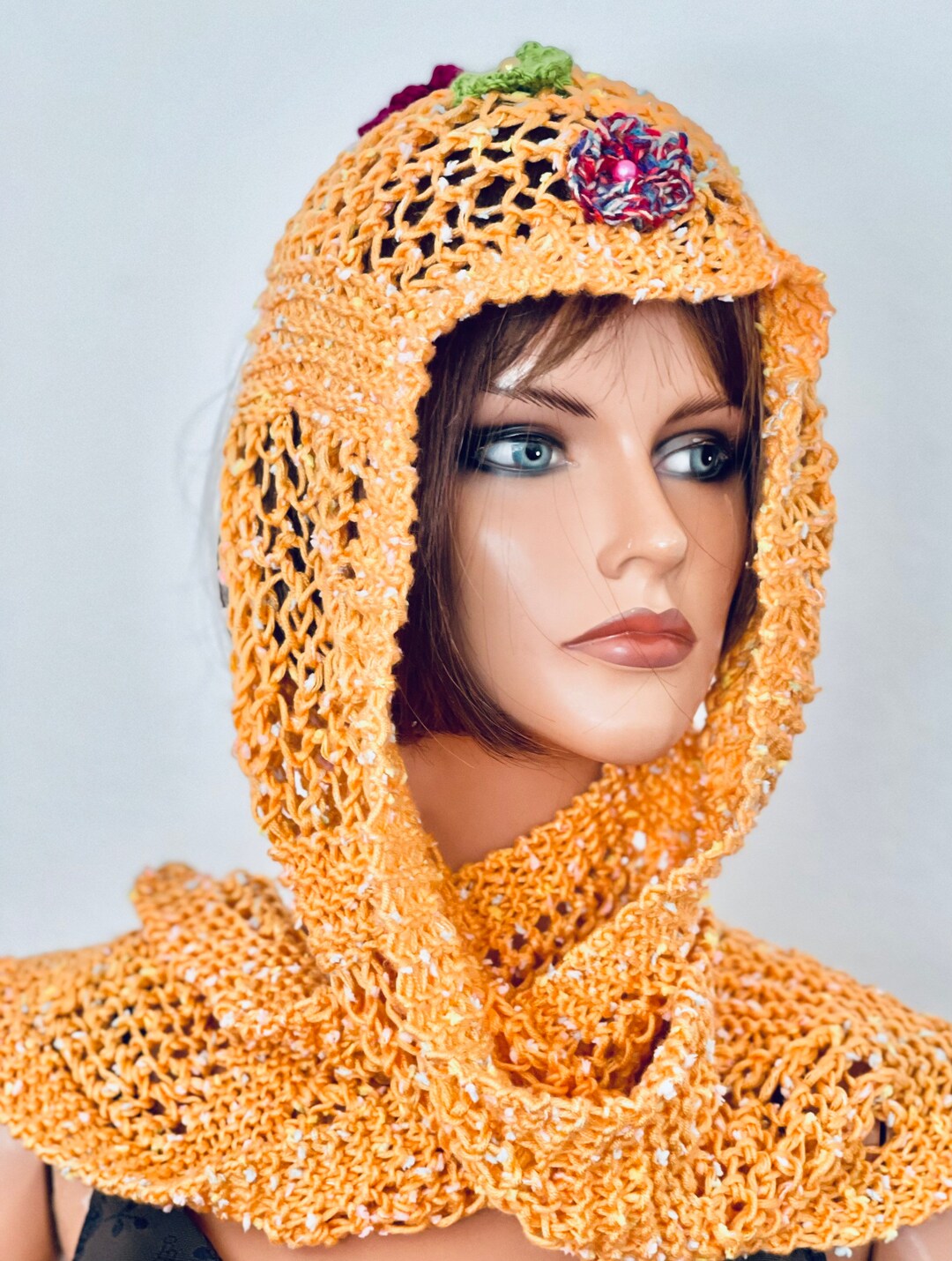 Hand Knits 2 Love Bandana Scarf Wrap Headband Head-wrap  display picture 3