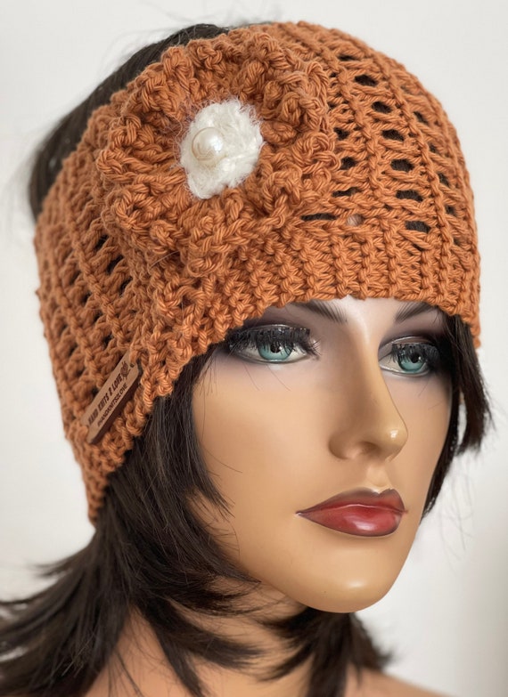 Hand Knits 2 Live Cotton Headband Bandana Headwrap Cap  display picture 3