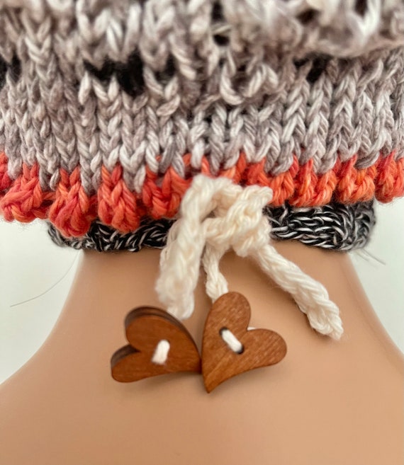 Buy Hand Knits 2 Love Cotton Slouch Hat Cap Fair-isle Beanie  display picture 1