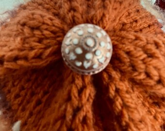 Hand Knits 2 Love Slouch Beanie Hat Cap Tam Rustic Ombre  display picture 3