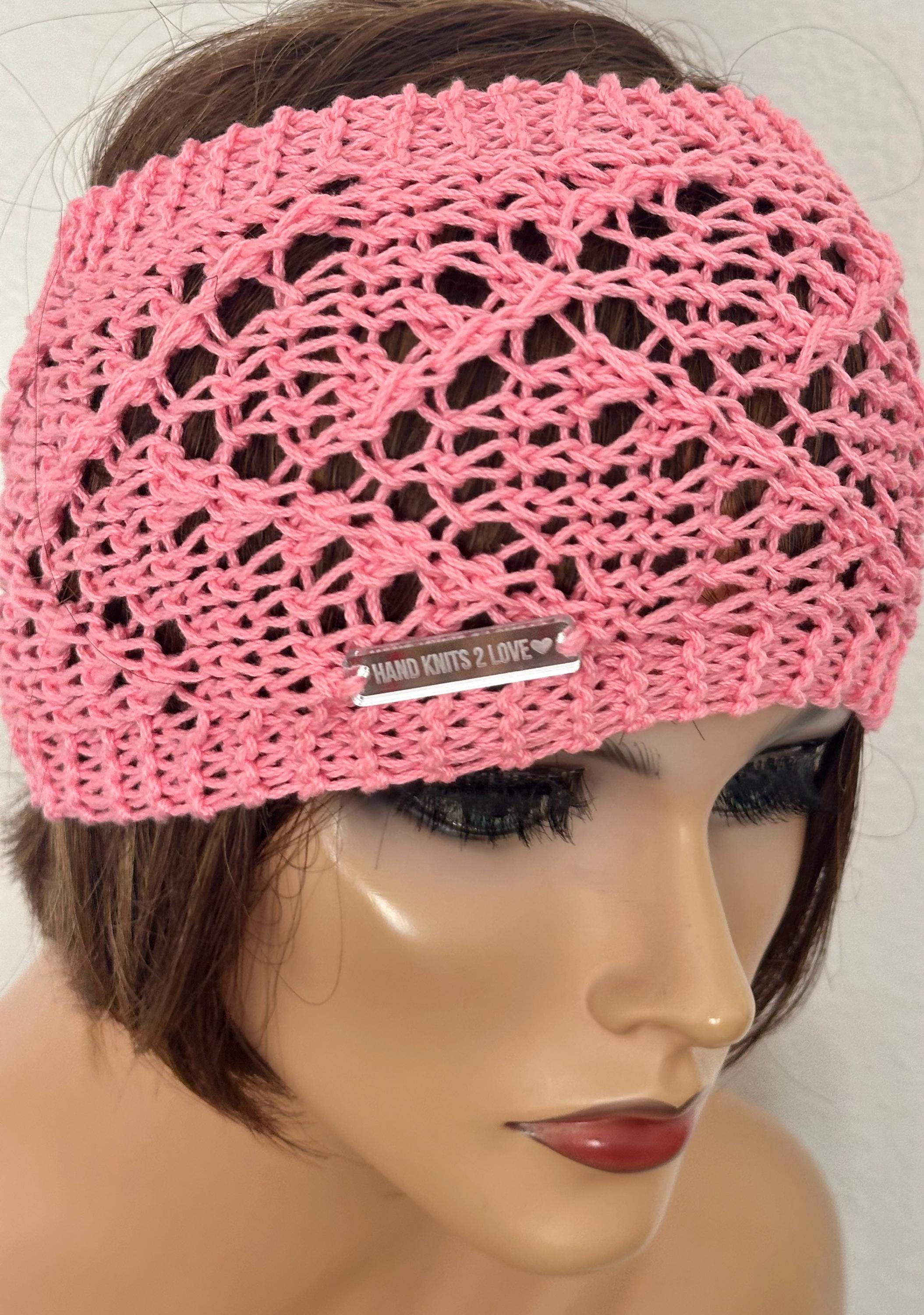 Hand Knits 2 Love Headband Bandana Headwrap Mercerized  display picture 1