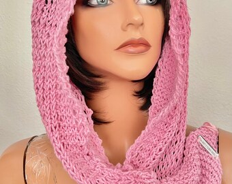 Hand Knits 2 Love Cotton Bandana Cap Slouch Headband Tassels  display picture 2