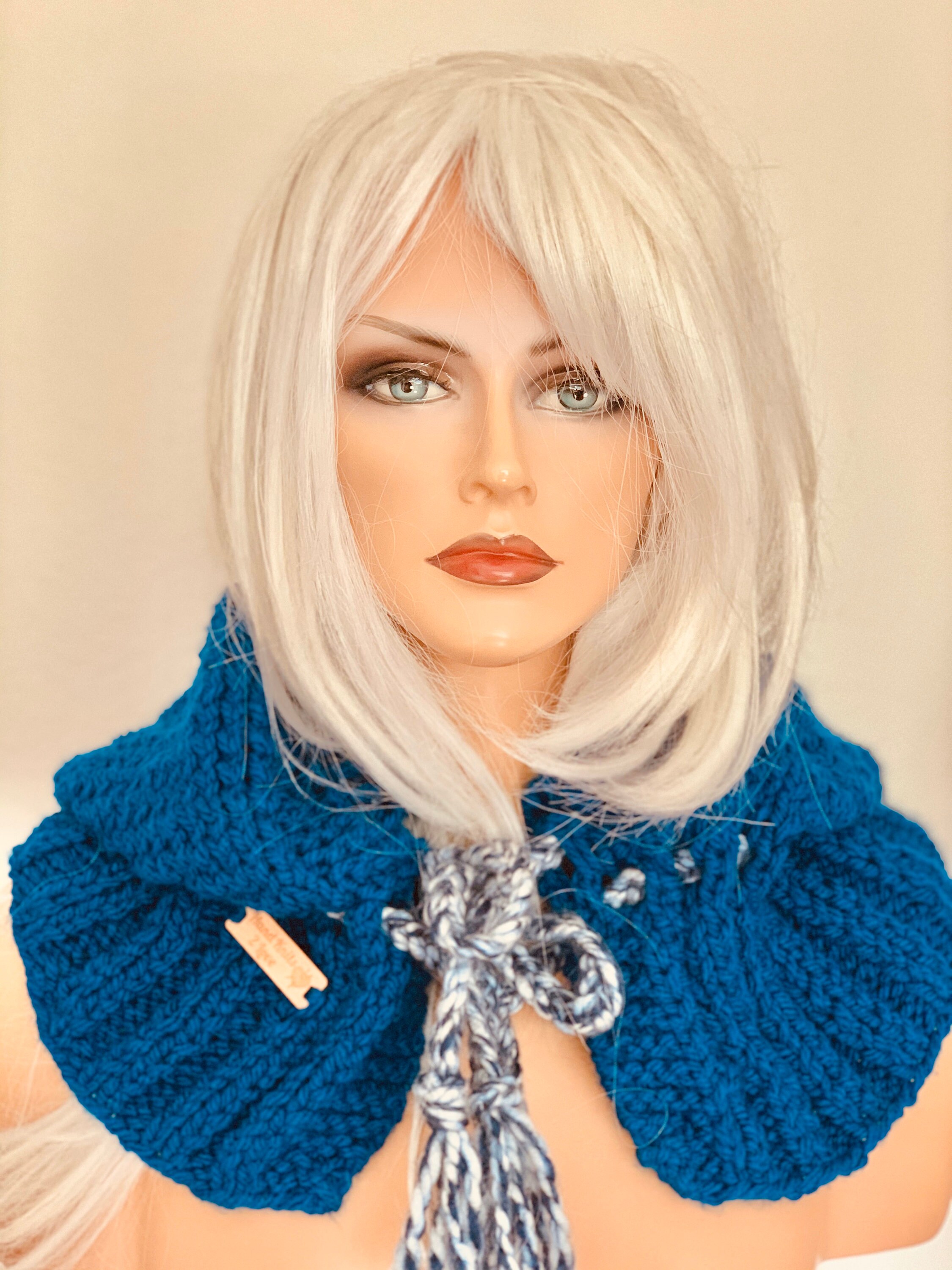 Hand Knits 2 Love Hoodie Scarf Cowl Hat Designer Hand Knits 2 Love Hoodie Hat Cowl Neck-warmer Cap Beanie  main image 2