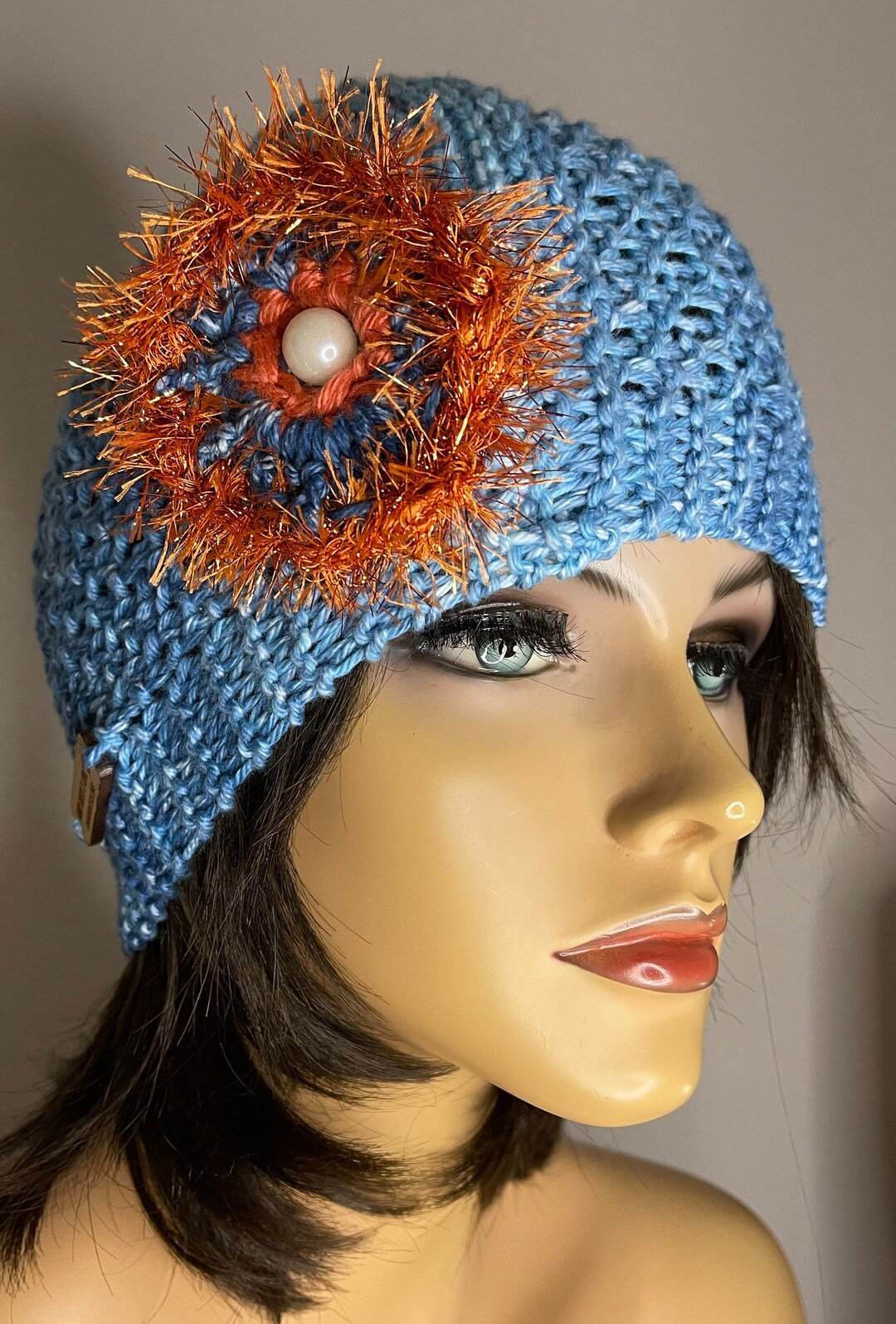 Hand Knits 2 Love Headband Bandana Headwrap Turban Open Cap  display picture 2