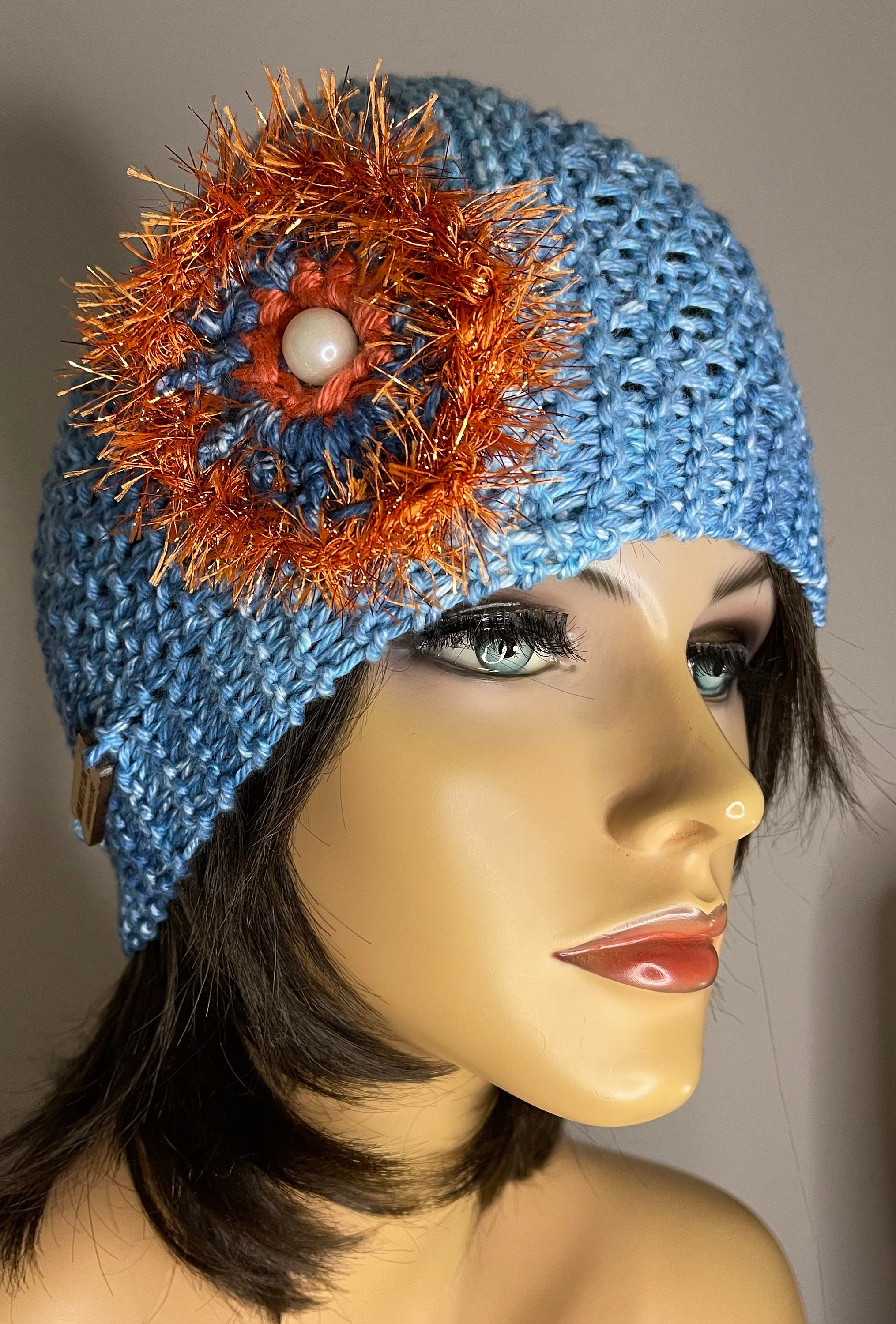 Hand Knits 2 Love Headband Bandana Headwrap Turban Open Cap  display picture 2
