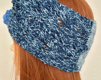 Hand Knits 2 Love Headband Bandana Headwrap Lace Ombré  display picture 3