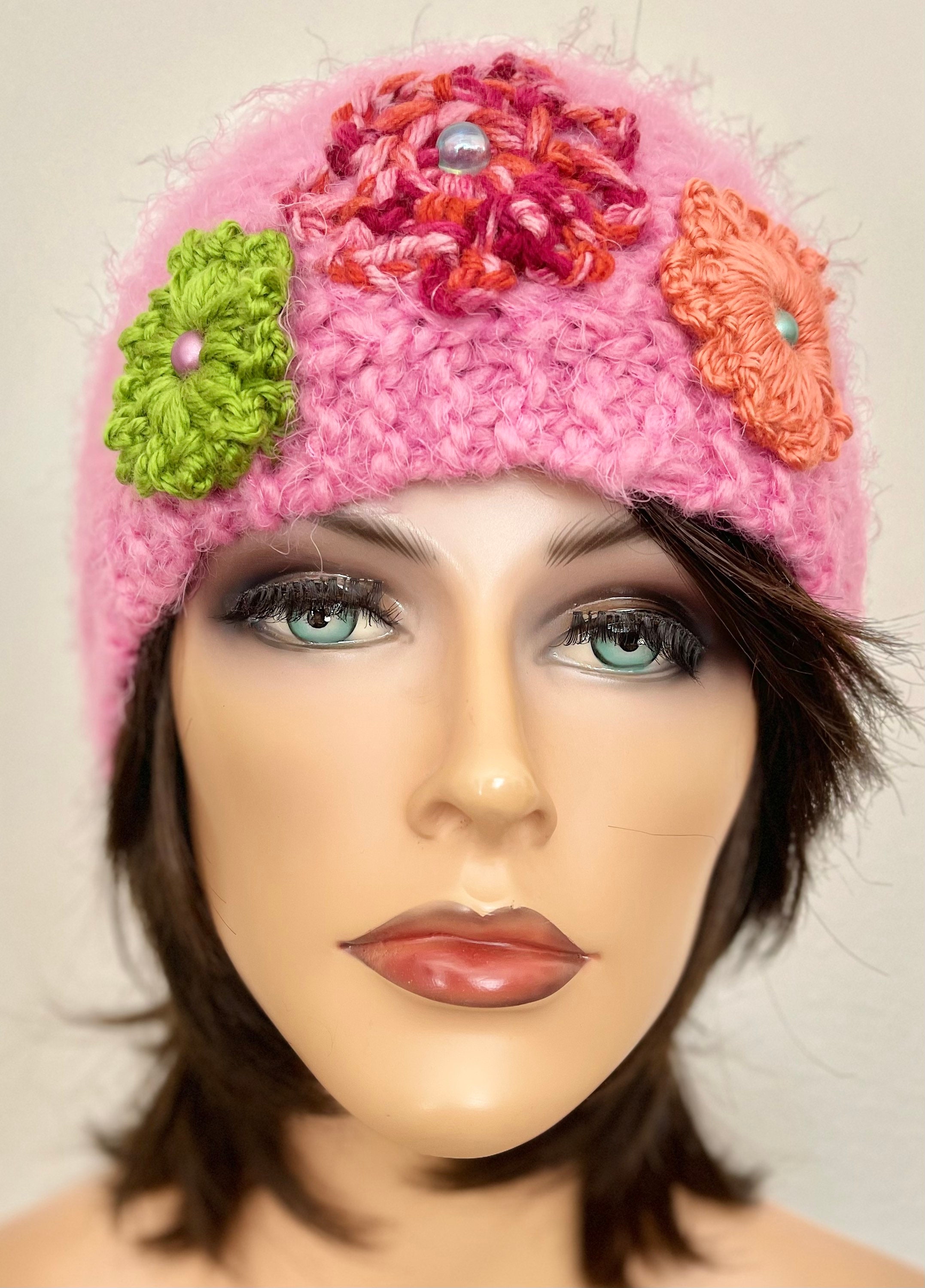 Hand Knits 2 Love Headband Headwrap Bandana Ear-warmer Open  display picture 2