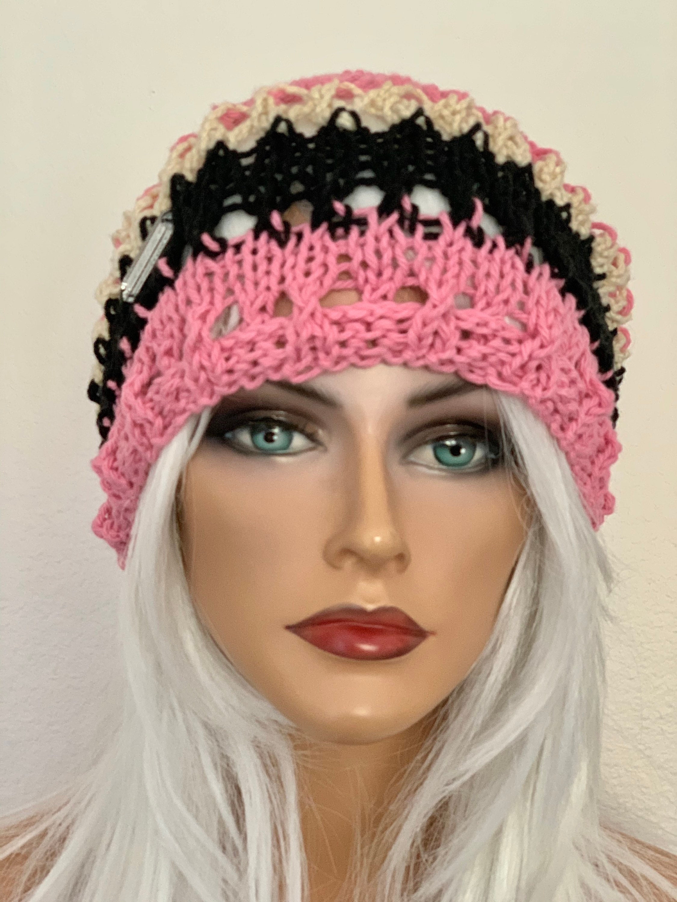 Hand Knits 2 Love Cotton Slouch Hat Beanie Cap Beret Tam 