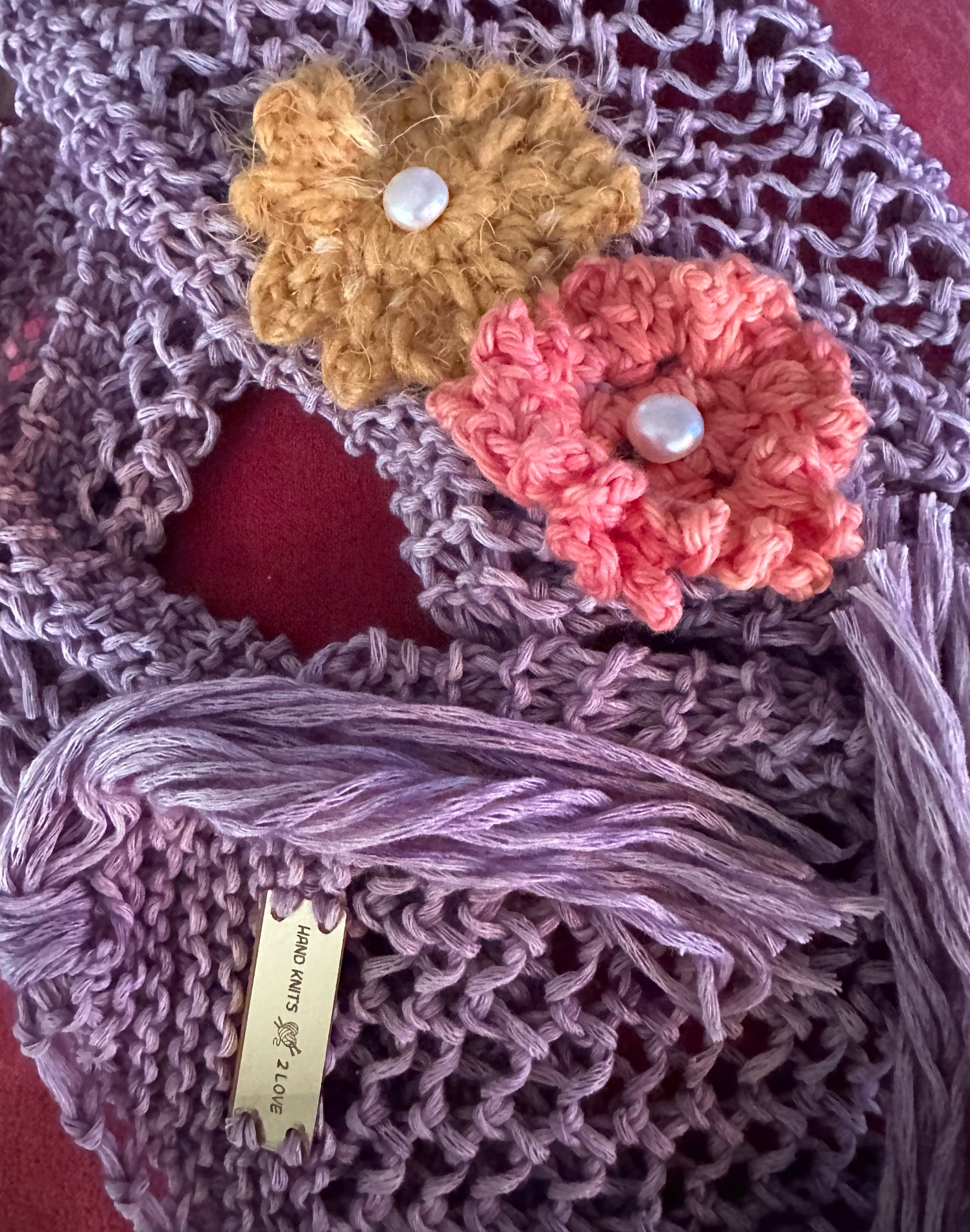 Hand Knits 2 Love Soft Cotton Bandana Headband Turban Scarf 