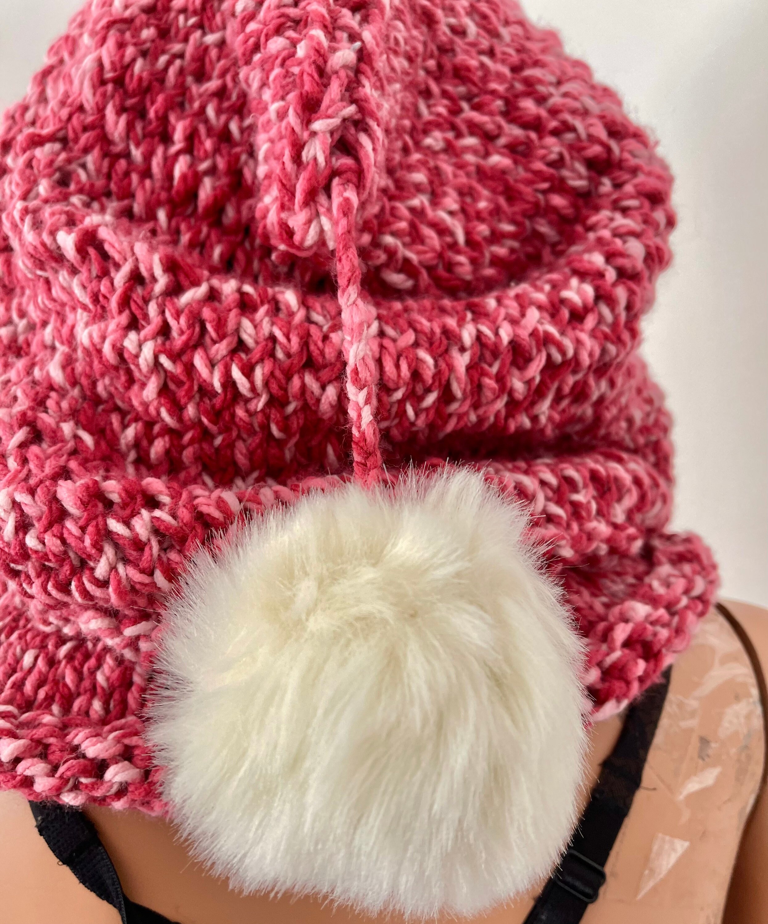 Hand Knits 2 Love Hoodie Hat Cowl Neck-warmer Cap Beanie 