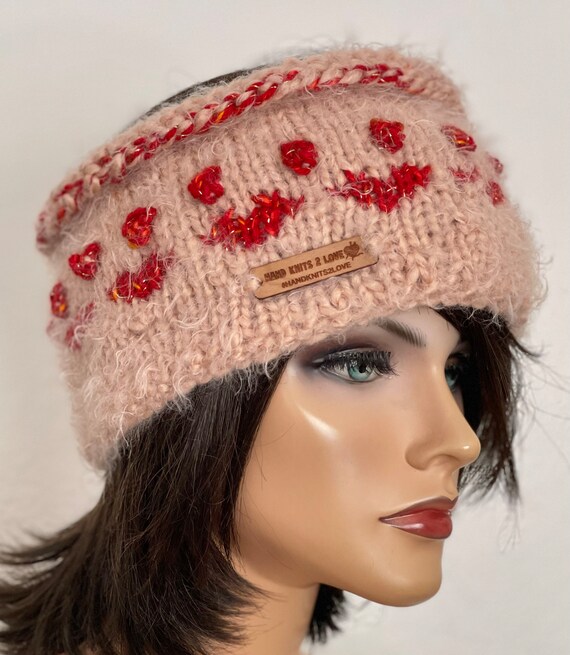 Hand Knits 2 Love Headband Bandana Headwrap Cotton Flower Designer Deco Lace Hip Hand Knits 2 Love Cotton Bandana Scarf Headband Headwrap Cap  main image 3