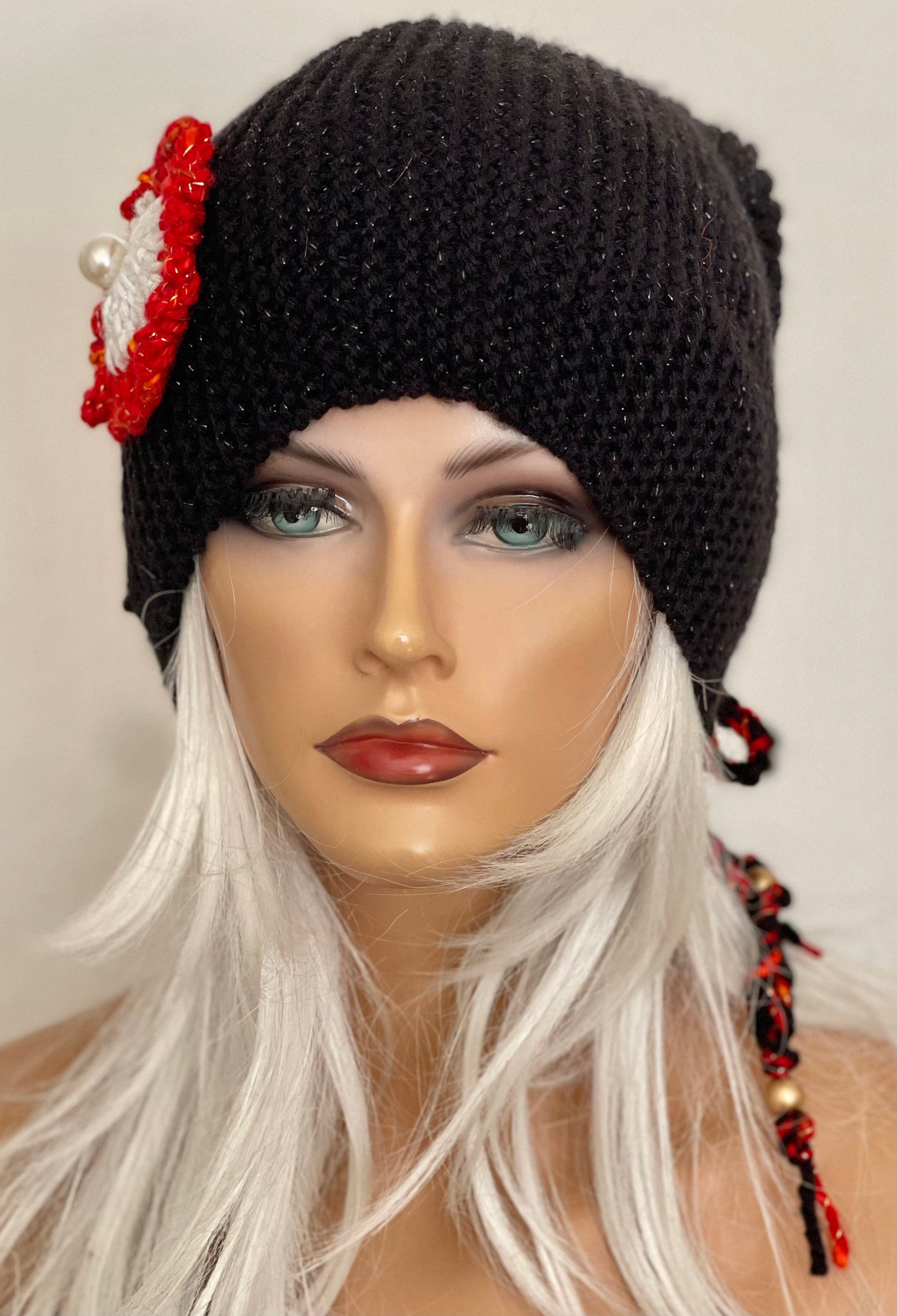 Hand Knits 2 Love Slouch Beanie Cap Hat Designer Original  display picture 1