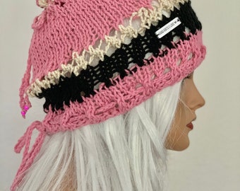 Hand Knits 2 Love Cotton Slouch Hat Beanie Cap Beret Tam  display picture 2