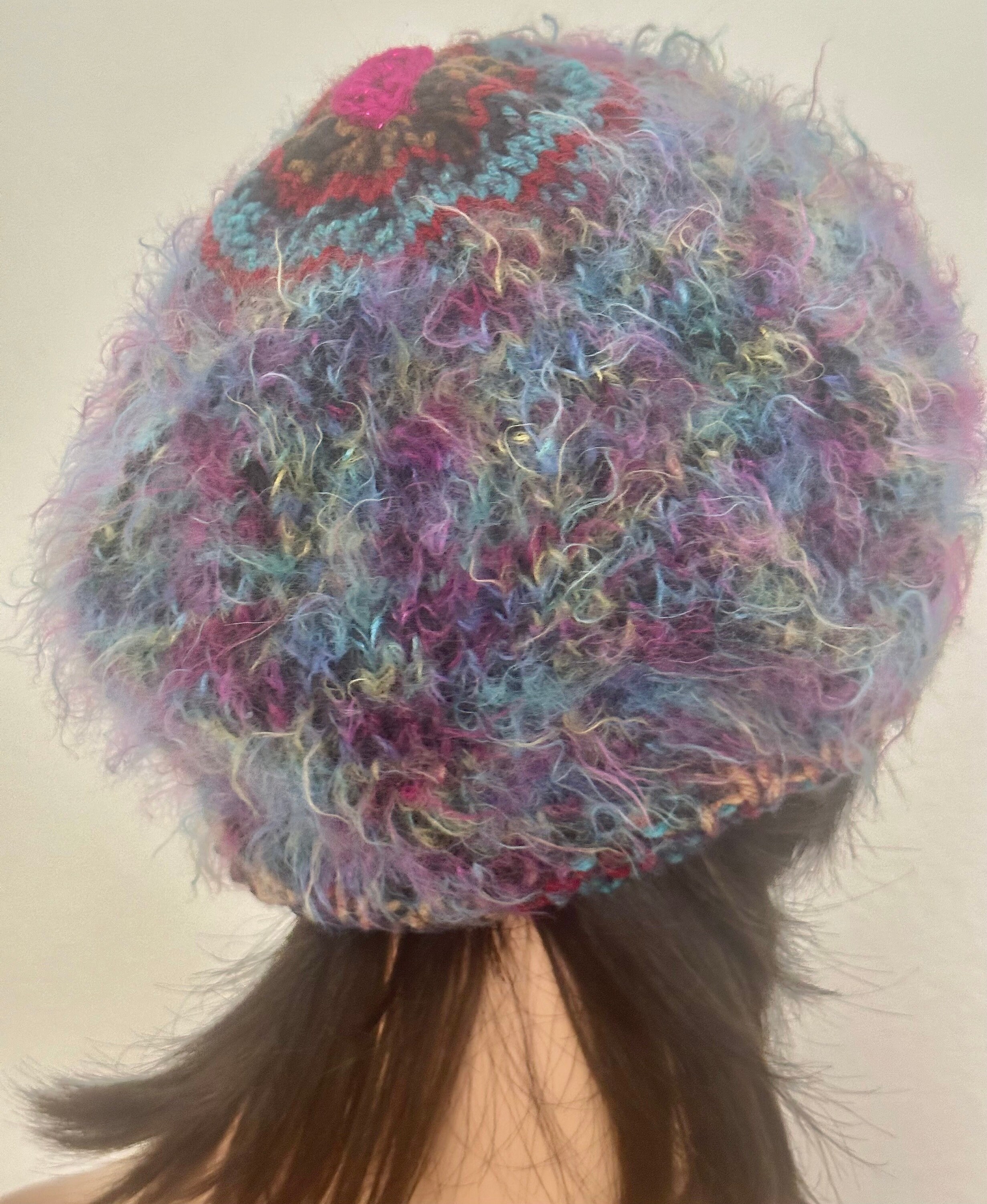 Hand Knits 2 Love Slouch Hat Beanie Beret Cap Tam Ombré  display picture 1