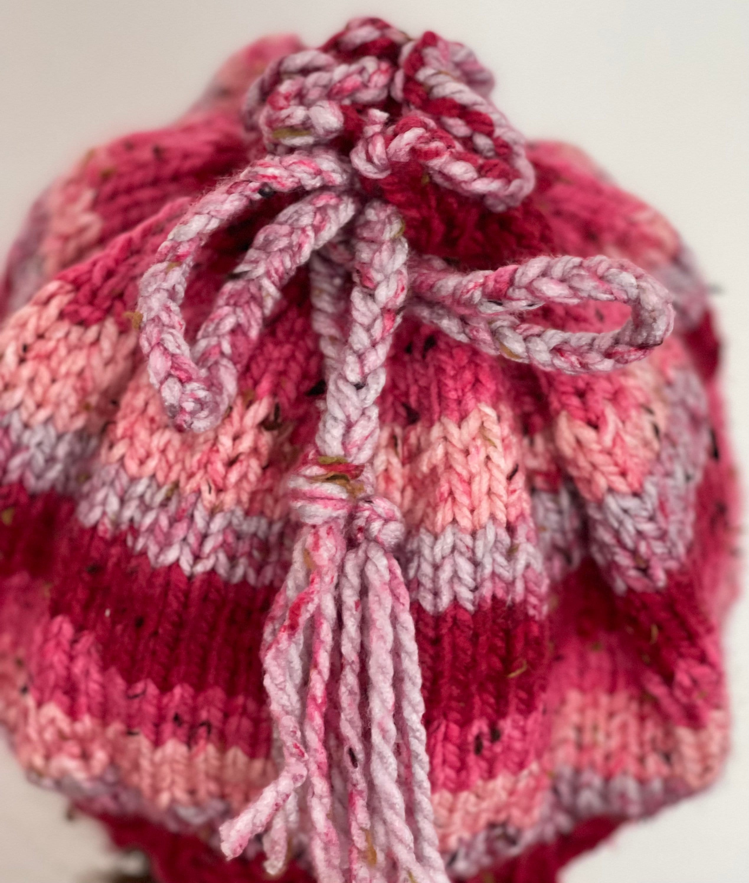 Hand Knits 2 Love Slouch Hat Beanie Cap Tassels Designer  display picture 3