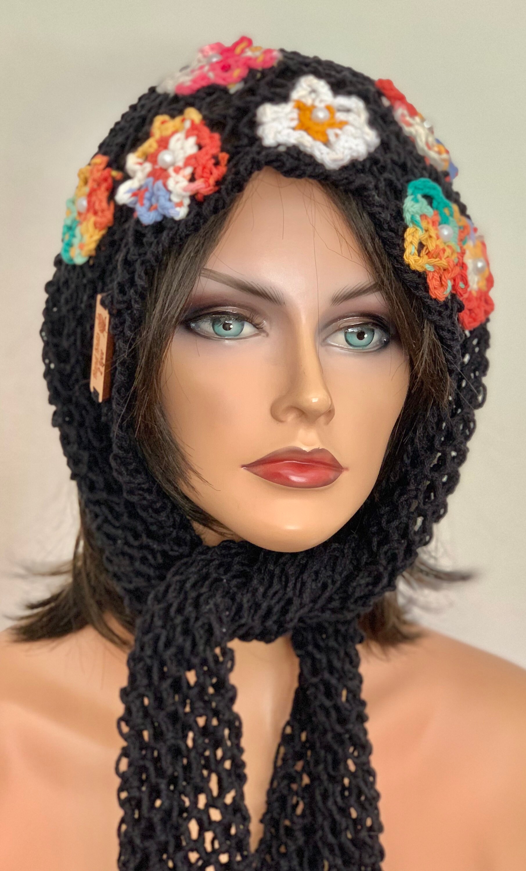 Hand Knits 2 Love Cotton Bandana Scarf Headscarf Headband  display picture 3