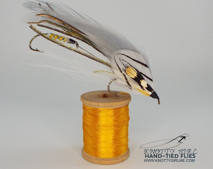 Grey Ghost Tandem Streamer Fishing Fly Handtied Flies Trout Flies Trolling Flies Fly Fishing