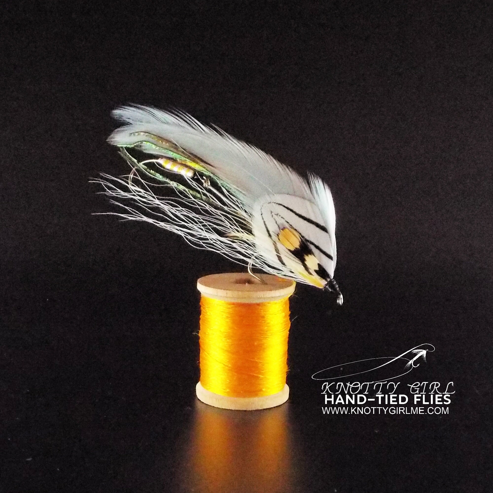 Grey Ghost Tandem Streamer Fishing Fly Hand-tied Flies Trout Flies Trolling Flies  Fly Fishing Made in Maine Fly Fishing Gift 