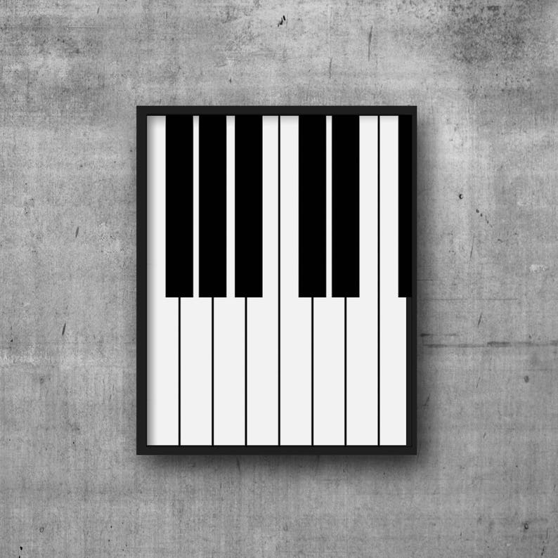 Printable Black White Piano Keys Songs Artwork Print - Fast Electronic Down load Songs Piano Wall Artwork Poster - Printable Minimalist Piano Print photograph regarding Printable Piano Keyboard named Printable Black White Piano Keys Audio Artwork Print - Instantaneous Electronic Obtain Tunes Piano Wall Artwork Poster - Printable Minimalist Piano Print