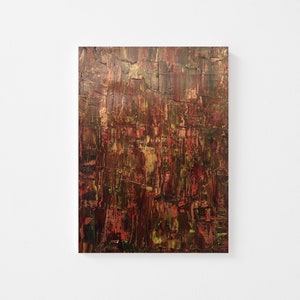 Original Abstract Oil Painting on Canvas Paper - Original Oil Painting - Original Abstract Painting on Paper - Oil Artwork - 8.5”x11.75”