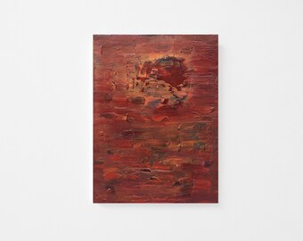 Original Abstract Oil Painting on Canvas Board - Palette-knife Oil Painting - Original Oil Painting - Abstract Canvas Painting - 6"x8"