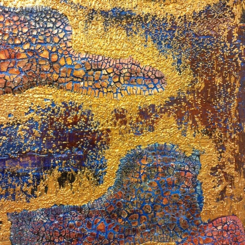 Original Acrylic Paletteknife Abstract Painting Textured Etsy Canada