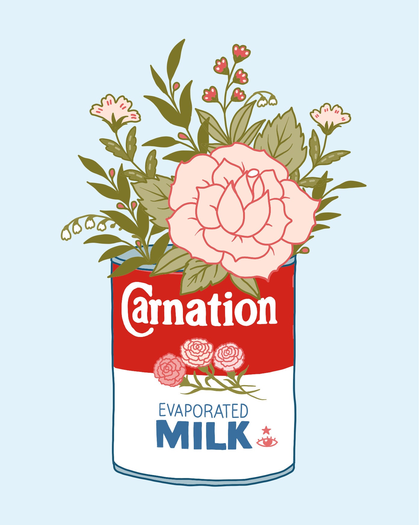 Carnation Milk Giclee Print