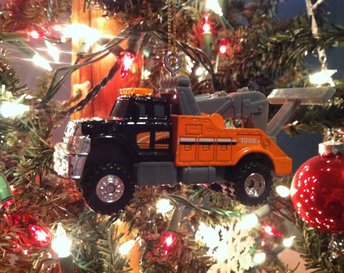 Tonka Tow Truck Christmas Ornament Etsy