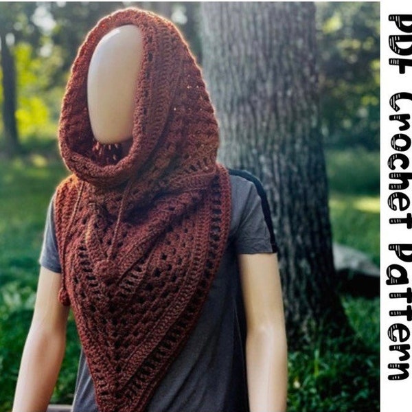 Anleitung für gehäkelte Kapuzen im Bandana-Stil (PDF-Muster)