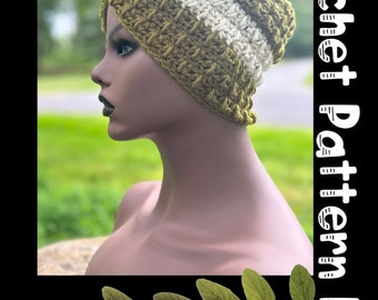 Crochet Headband Pattern textured crochet Pattern and VIDEO TUTORIAL fall head warmer crochet twisted ear warmer pattern beautiful wearable