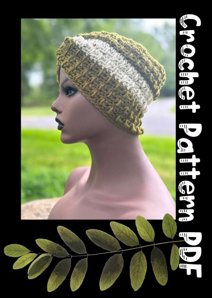 Crochet Headband Pattern textured crochet Pattern and VIDEO TUTORIAL fall head warmer crochet twisted ear warmer pattern beautiful wearable