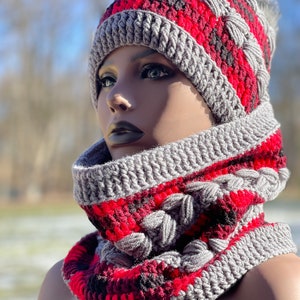 Buffalo Plaid and Plaits HAT Crochet PatternPDF image 4