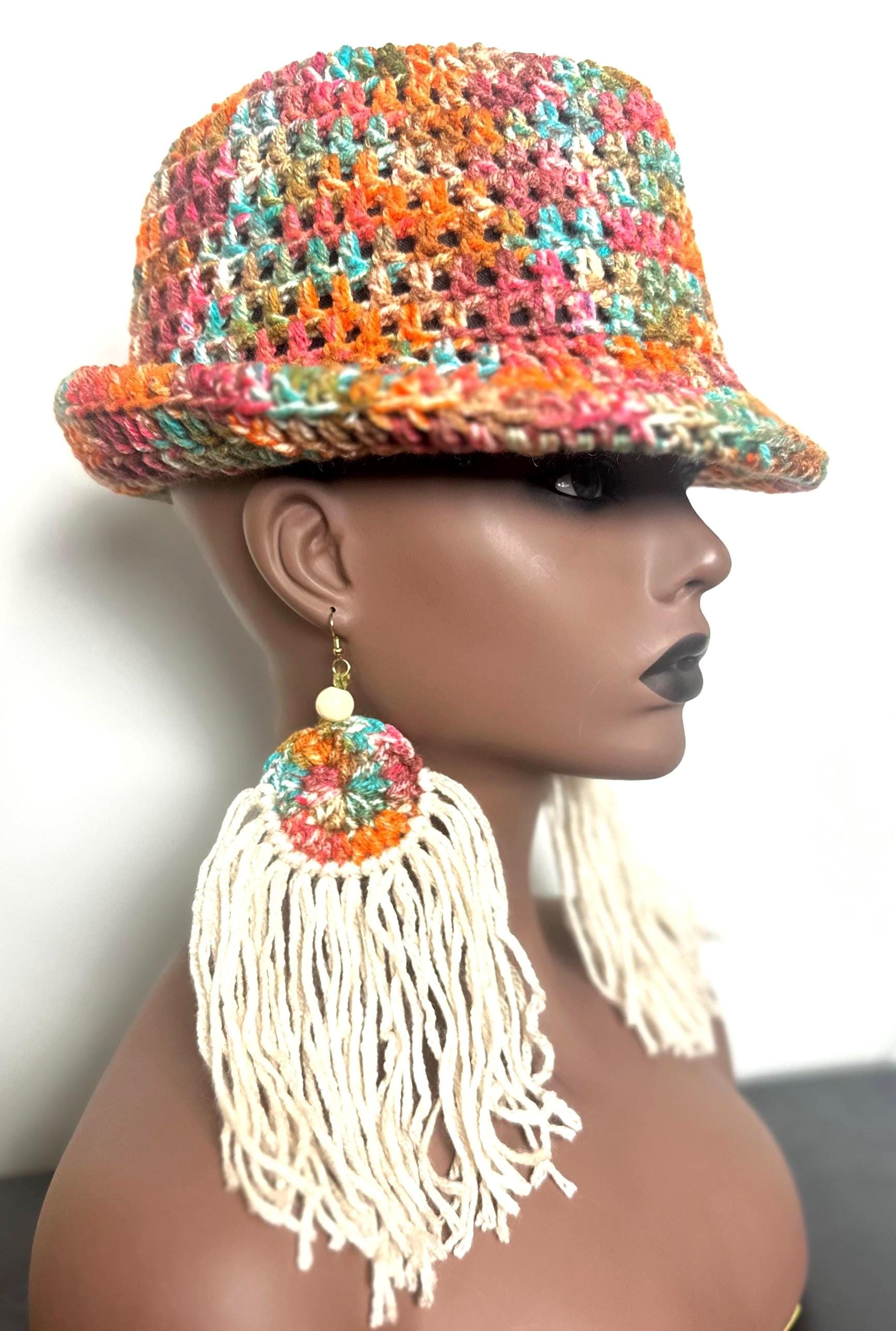 Fedora Pdf Crochet Flip Brim Fedora Hat Pattern (PDF Pattern) With FULL Video ...