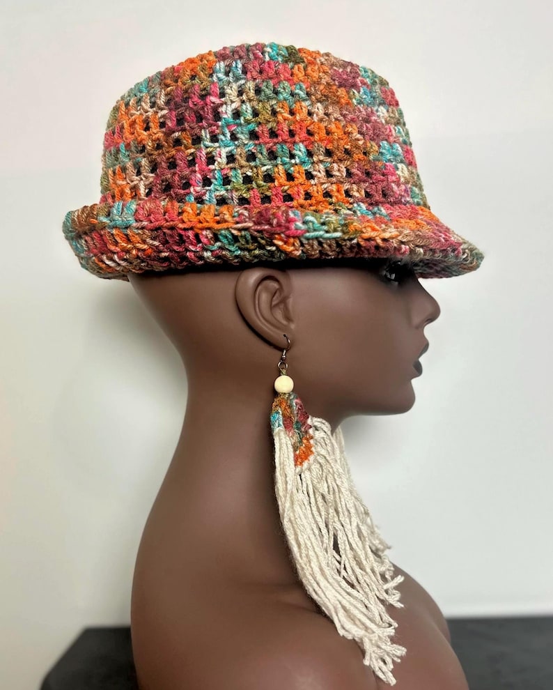Fedora Pdf Crochet Flip Brim Fedora Hat Pattern (PDF Pattern) With FULL Video ...